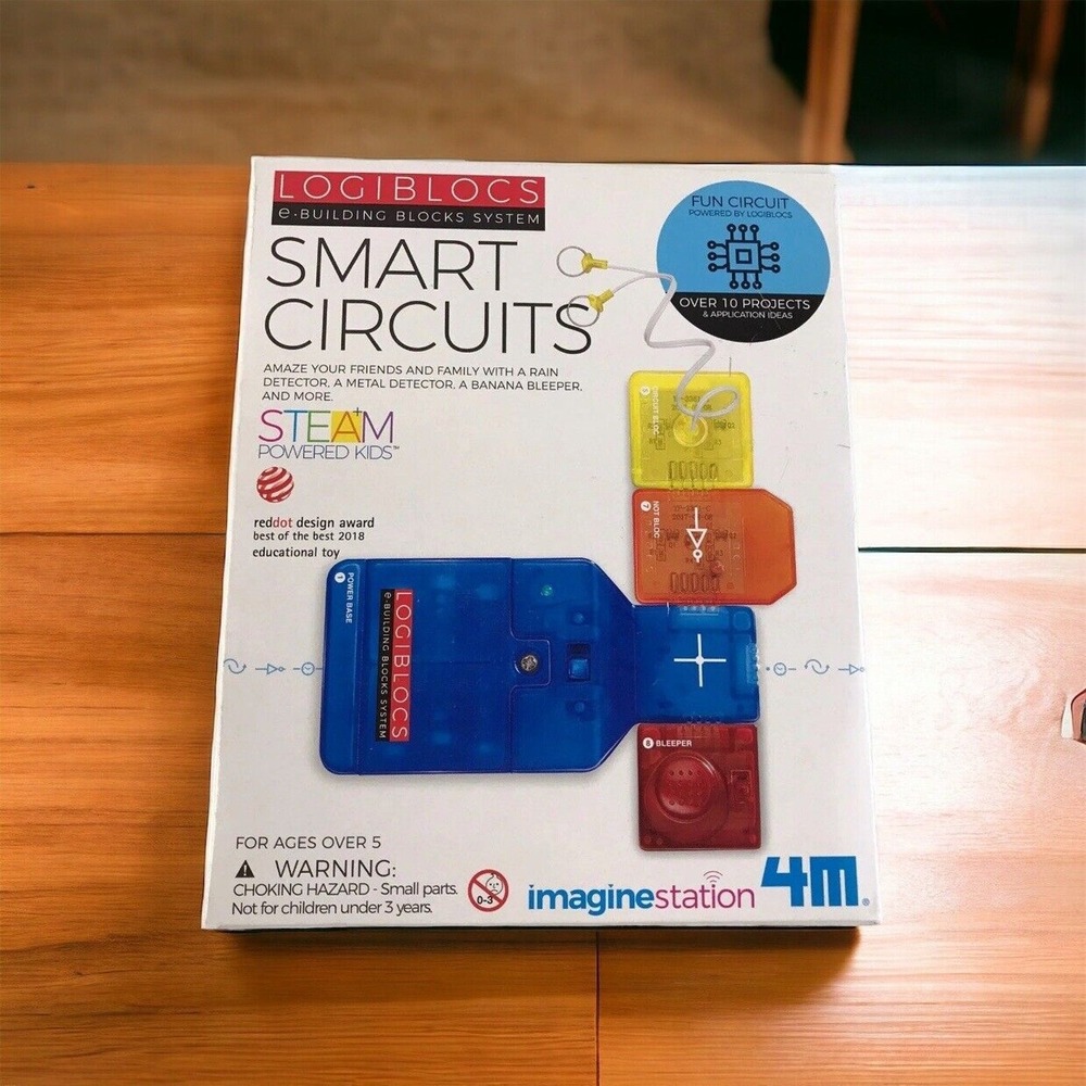 Logiblocs Smart Circuits 4M Imagine Station STEAM Educational Toy 00-06806